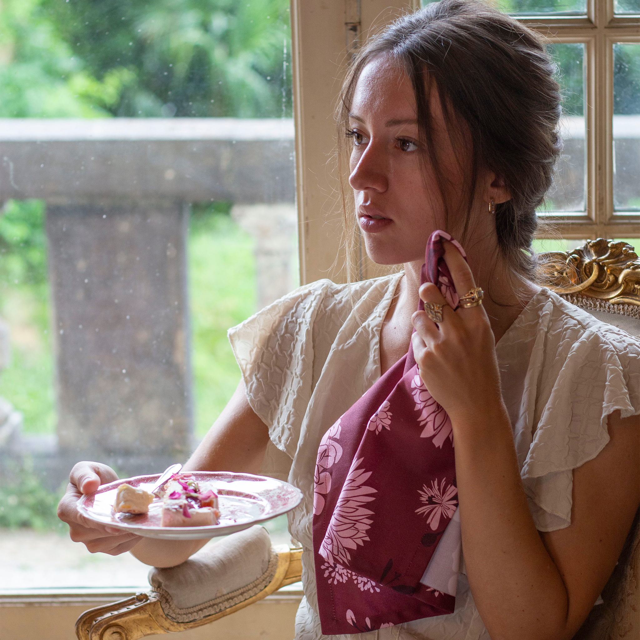 Lot de 2 serviettes Fleurs de Bach 一 Grenade