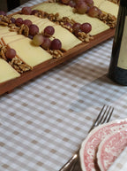 Nappe — Vichy signature Grège/crème