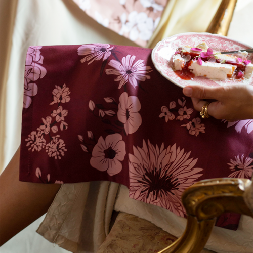 Lot de 2 serviettes Fleurs de Bach 一 Grenade