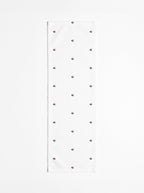 Chemin de table — Roseraie Blanc coton