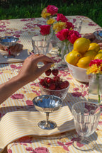 Nappe — Roseraie jaune/rose