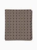 Nappe — Vichy signature Brun fumé/grège