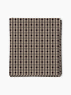 Nappe — Vichy signature Brun fumé/grège