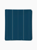 Nappe — Rayures cadencées Bleu minéral/crème