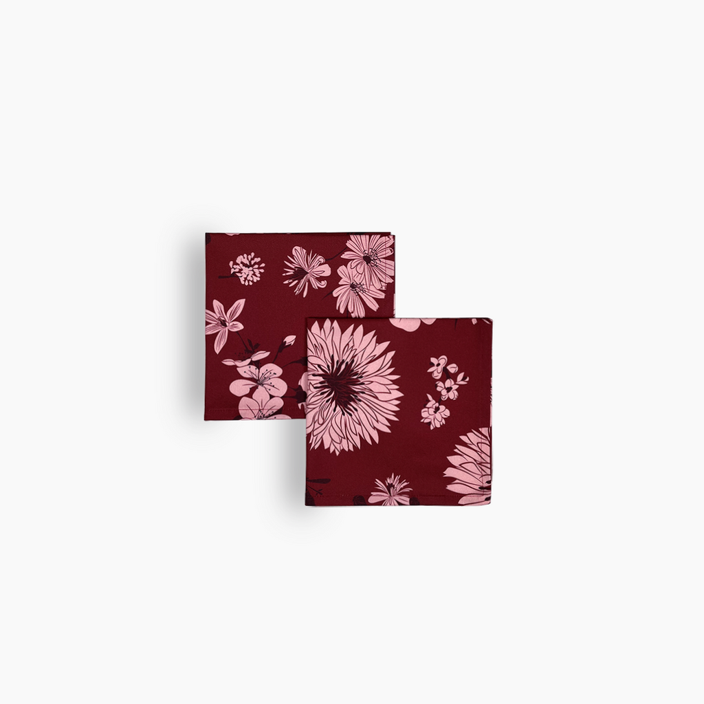 Lot de 2 serviettes Fleurs de Bach 一 Grenade