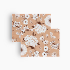 Lot de 2 sets de table Fleurs de Bach 一 Cappuccino