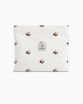 Pochette plate — Roseraie blanc coton