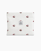Pochette plate — Roseraie blanc coton