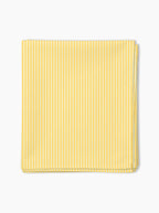 Voile de plage — Rayures jaune/jaune pâle