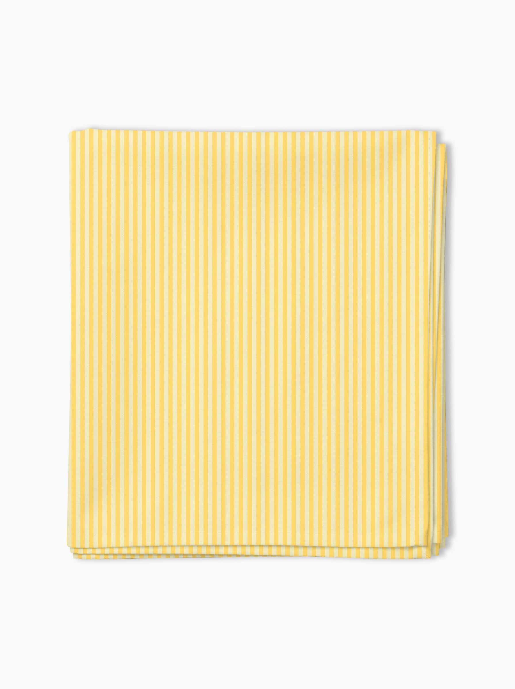 Voile de plage — Rayures jaune/jaune pâle